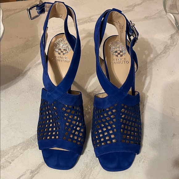 Vince Camuto Shoes - Vince Camuto Royal Blue Heeled Sandals
